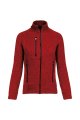 Dames Vest Kariban heather K9107 RED-MELANGE